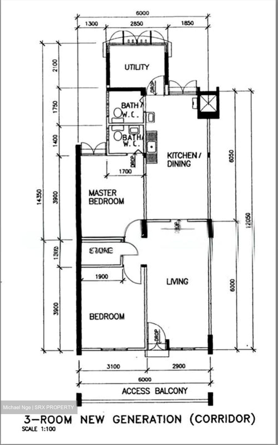 Blk 302 Ang Mo Kio 31 (Ang Mo Kio), HDB 3 Rooms #595888541